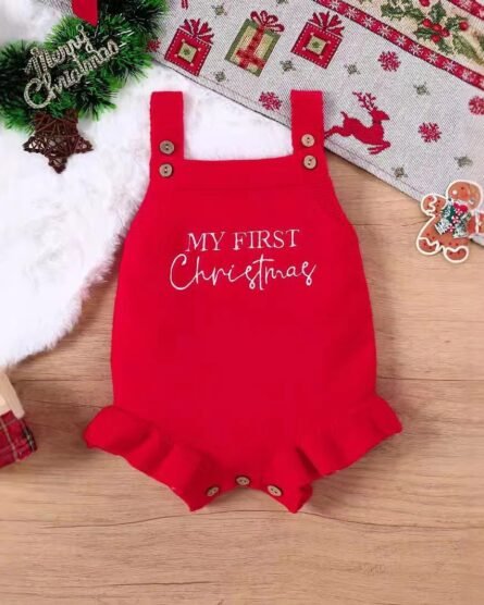 Children's Clothing Christmas Triangle Jumpsuit - Image 3
